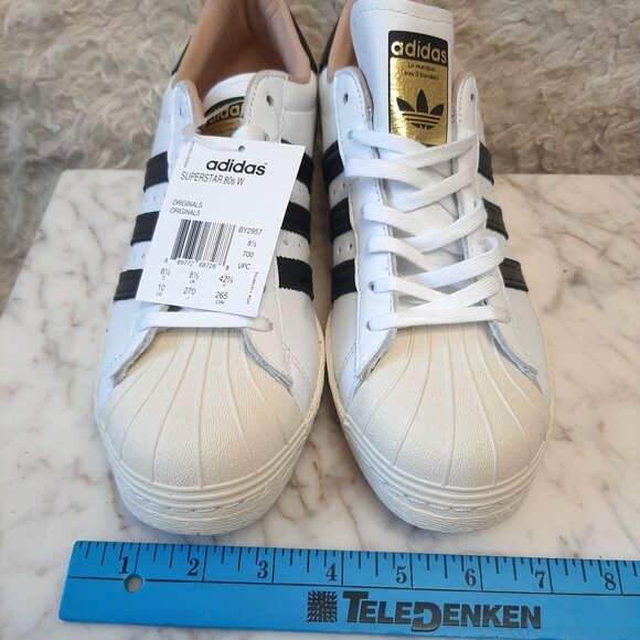 Adidas Superstar 80s Women's Leather Sneaker - Picture 2 of 7